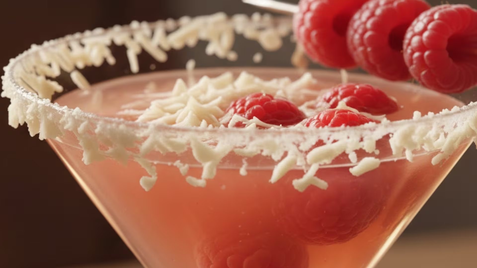 Nada como el sabor a frambuesa y chocolate blanco para convertir un brindis en un momento inolvidable.
(Gemini)