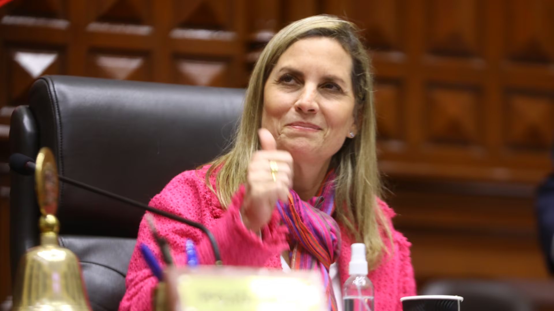 María del Carmen Alva fue presidenta del Congreso en el periodo 2021- 2021. Foto: Congreso