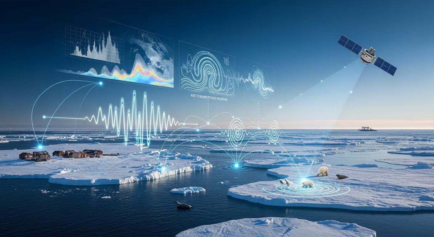 La información contenida en el núcleo es esencial para científicos que investigan la relación entre el manto de hielo y los cambios de temperatura global (Imagen Ilustrativa Infobae)