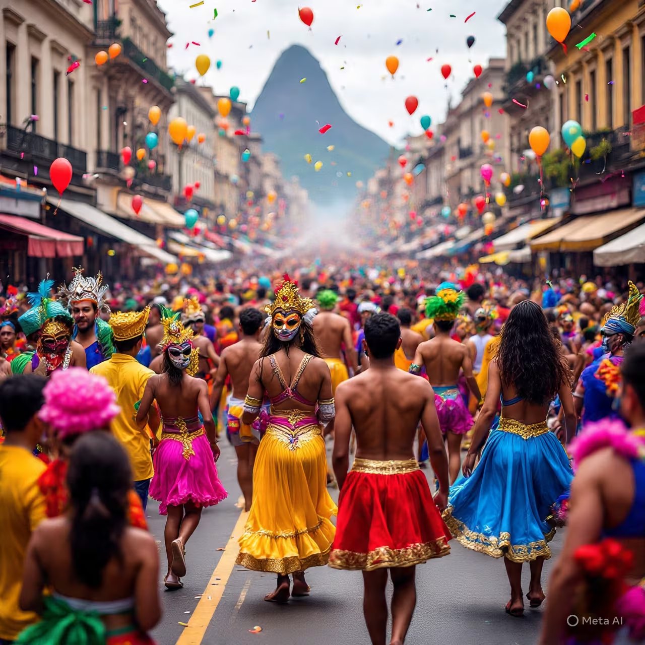 La IA de Meta permite generar imágenes personalizadas y creativas para ambientar chats y perfiles durante la celebración. (Foto: Meta AI)