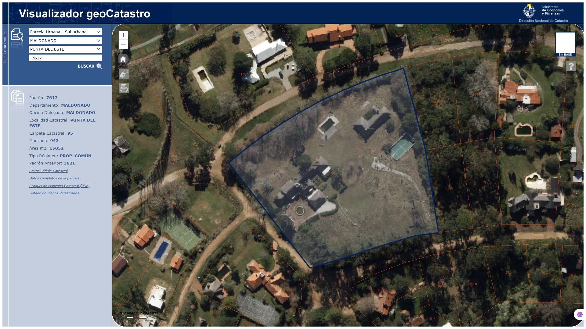 González Valencia había comprado la mansión por USD 2 millones en 2011.