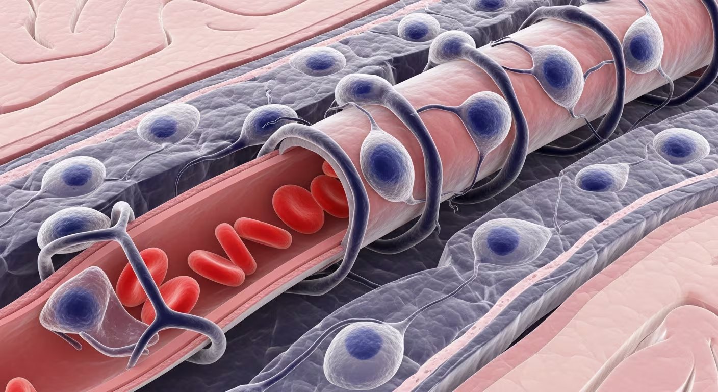 El modelo matemático desarrollado analiza la red completa de vasos sanguíneos cerebrales y predice el impacto de modificar segmentos clave (Imagen Ilustrativa Infobae)