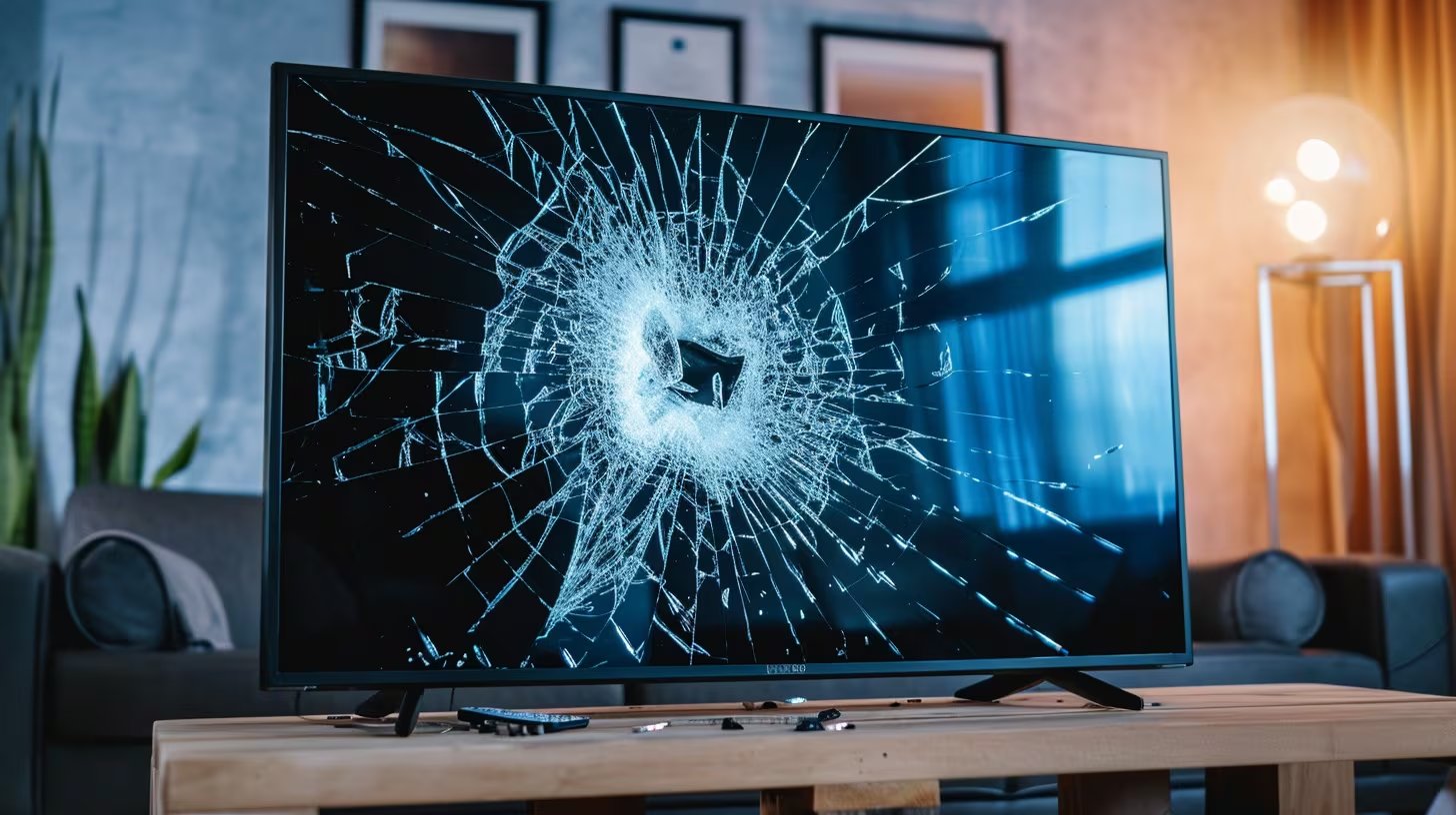 Sin las medidas adecuadas el televisor puede presentar accidentes y golpes. (Imagen Ilustrativa Infobae)
