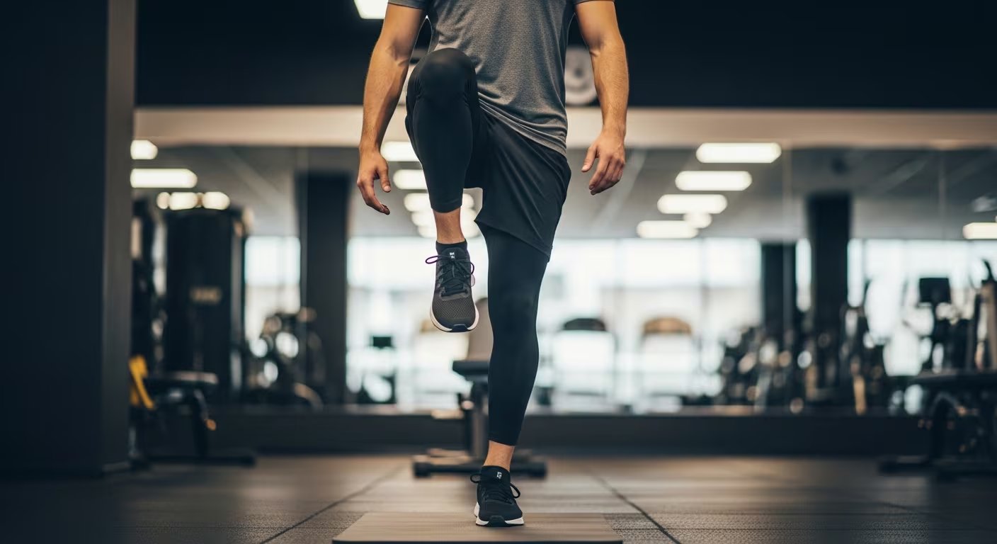 El equilibrio sobre una sola pierna durante al menos diez segundos reduce el riesgo de fallecimiento en adultos de más de 50 años (Imagen Ilustrativa Infobae)