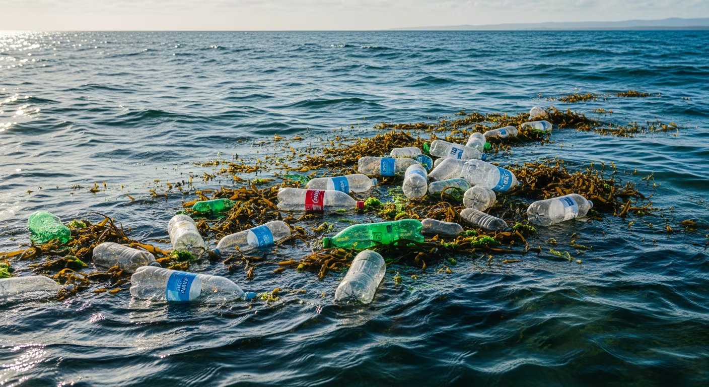 Los microplásticos y nanoplásticos se acumulan en tejidos de peces, ostras y atunes, según los estudios realizados en Texas sobre contaminación plástica marina (Imagen Ilustrativa Infobae)