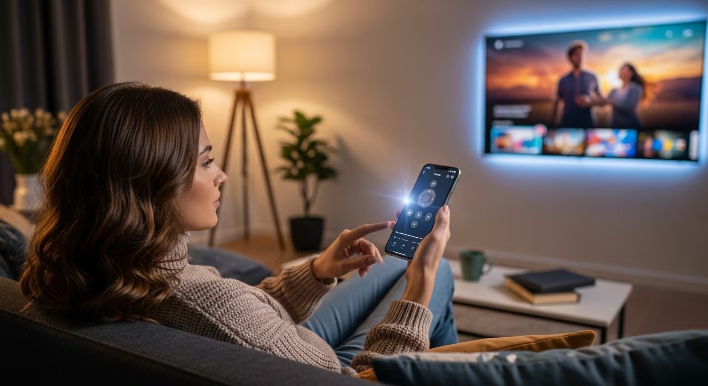 Adoptar el celular como mando para el televisor ofrece beneficios notables.
(Imagen ilustrativa Infobae)