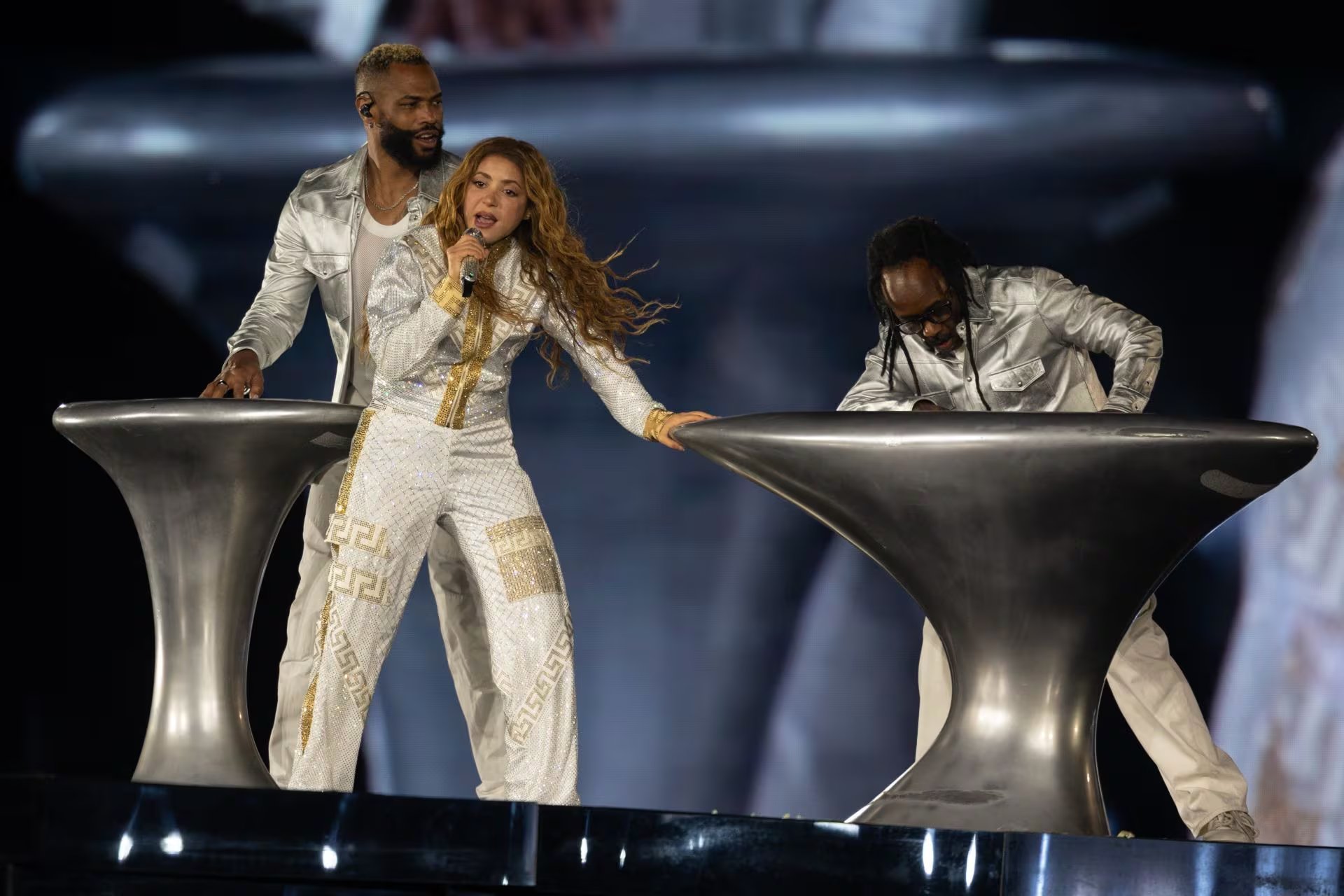 CIUDAD DE MÉXICO, 27FEBRERO2026.- La cantante colombiana Shakira ofreció su penúltimo concierto en la Ciudad de México como parte de su gira “las mujeres ya no lloran”, en el estadio GNP Seguros. FOTO: EDGAR NEGRETE LIRA/CUARTOSCURO.COM