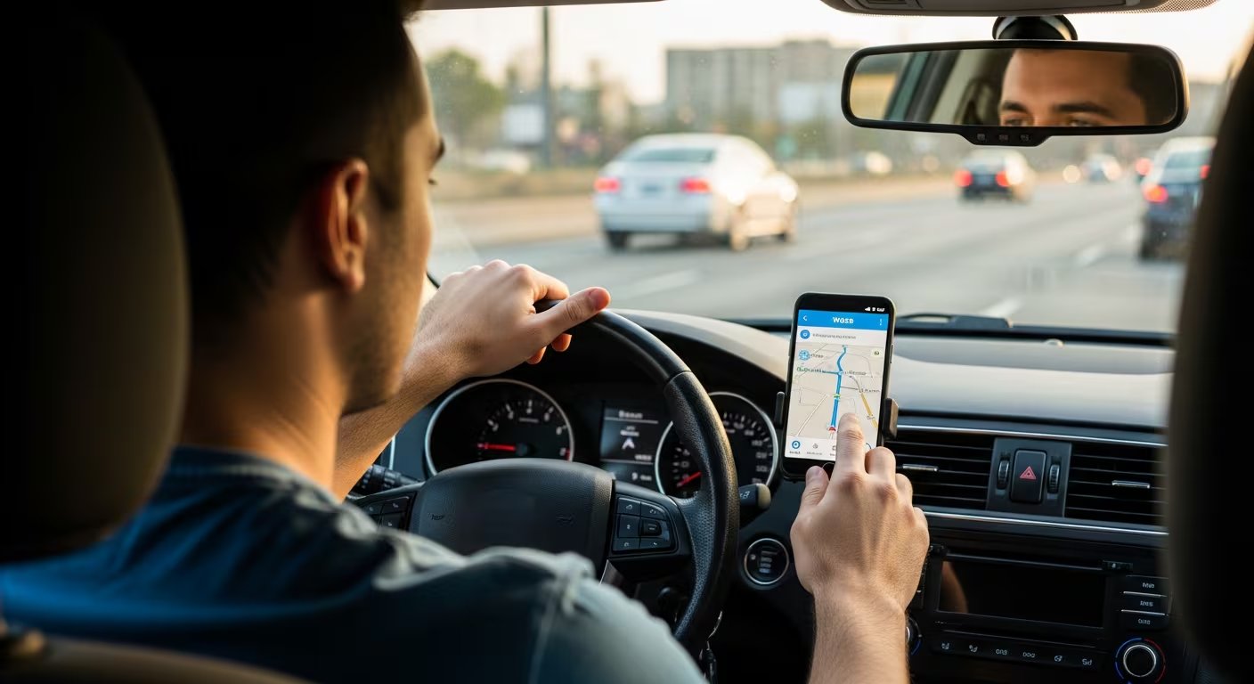 La mayoría de los datos para una conducción eficaz provienen de la vista, por lo que cualquier distracción visual puede ser determinante (Imagen Ilustrativa Infobae)