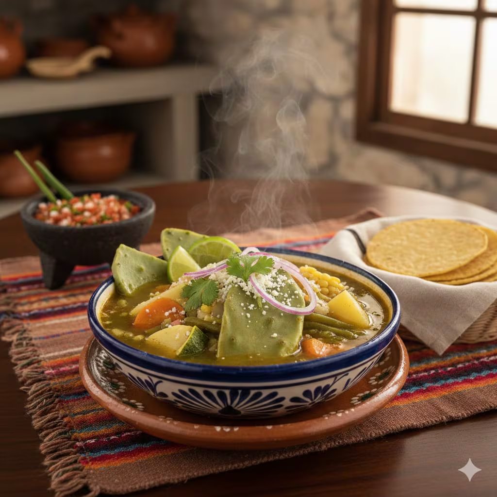 Cada ingrediente de este platillo aporta nutrientes para mejorar la salud hepática. Foto: (Gemini IA)