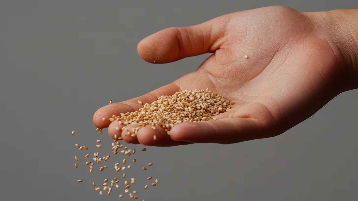 Semillas de sésamo o ajonjolí, conocidas por su alto contenido nutricional, ideales para añadir a platos saludables y sabrosos. - (Imagen Ilustrativa Infobae)