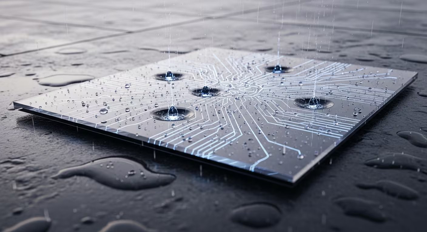 Con la fuerza de las gotas de la lluvia se puede generar electricidad. (Imagen Ilustrativa Infobae)