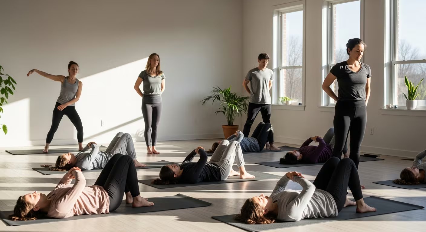  Los movimientos suaves y lentos permiten identificar tensiones y mejorar la percepción corporal. (Imagen Ilustrativa Infobae)