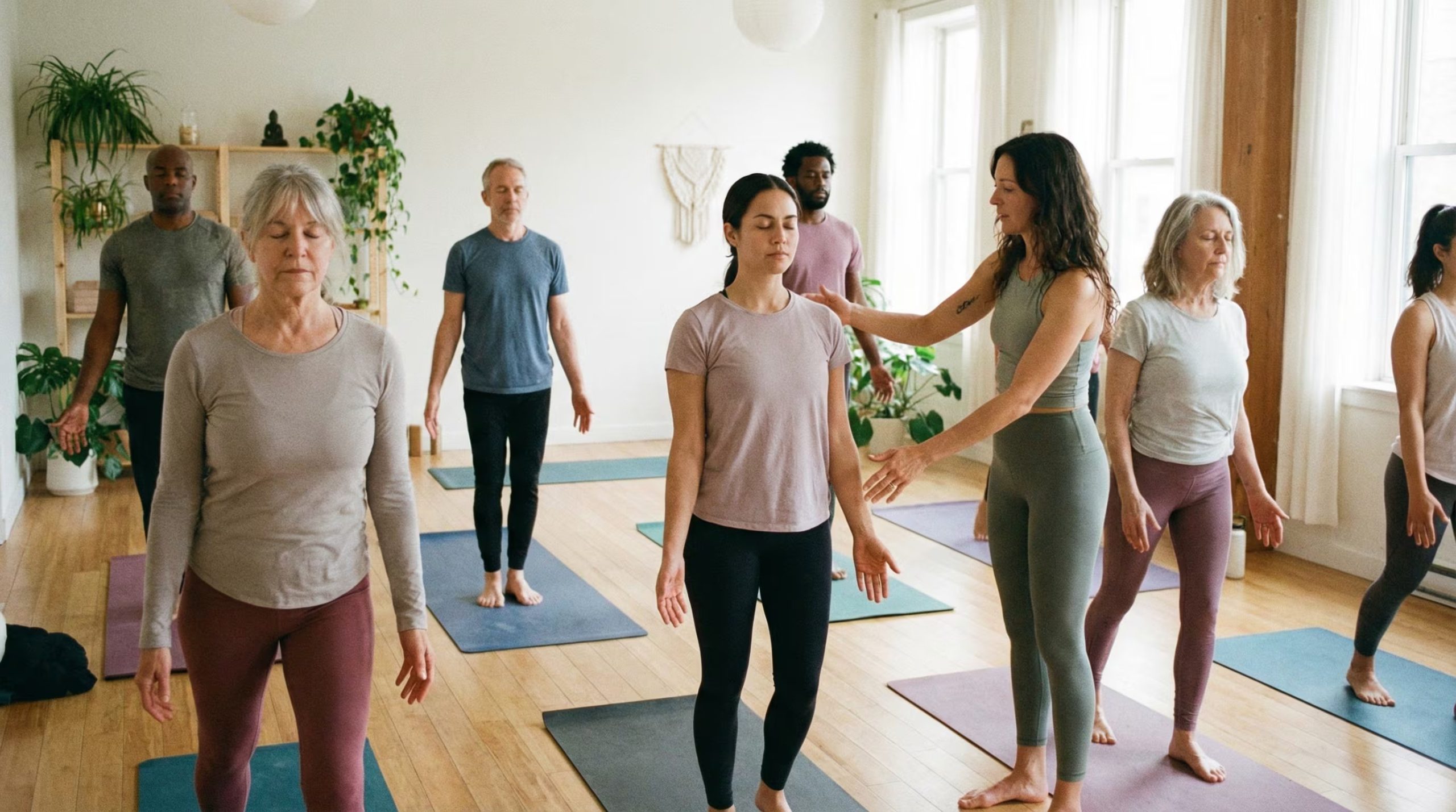 Las rutinas de ejercicios somáticos se adaptan a sesiones grupales o individuales y no requieren equipos especiales ni experiencia previa
(Imagen Ilustrativa Infobae)