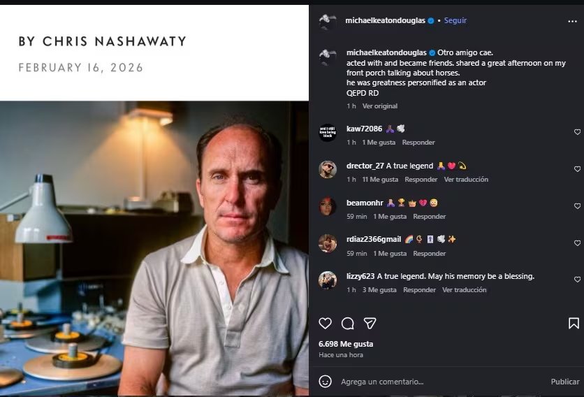 Michael Keaton recordó una íntima conversación con Robert Duvall. (Instagram)