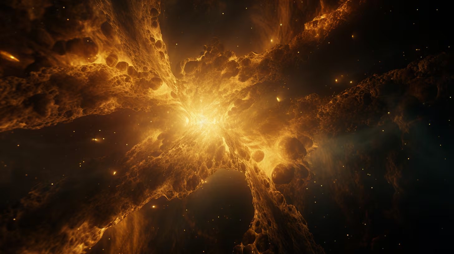 El hallazgo de una posible estrella compañera ayuda a explicar la interacción estelar detrás de la transformación de WOH G64 (Imagen ilustrativa Infobae)