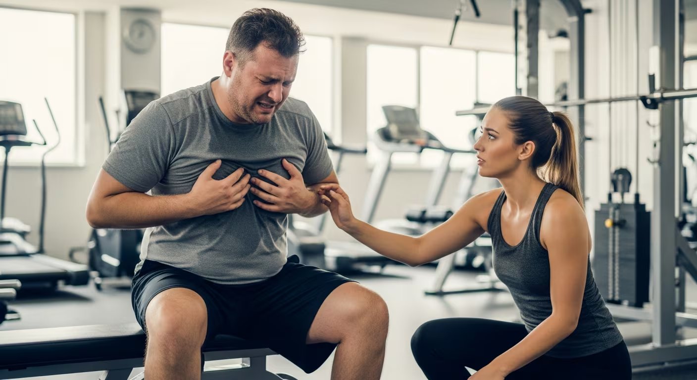 Dificultad respiratoria, irradiación del dolor a otras zonas o síntomas persistentes tras el esfuerzo alertan sobre la necesidad de atención urgente (Imagen Ilustrativa Infobae)