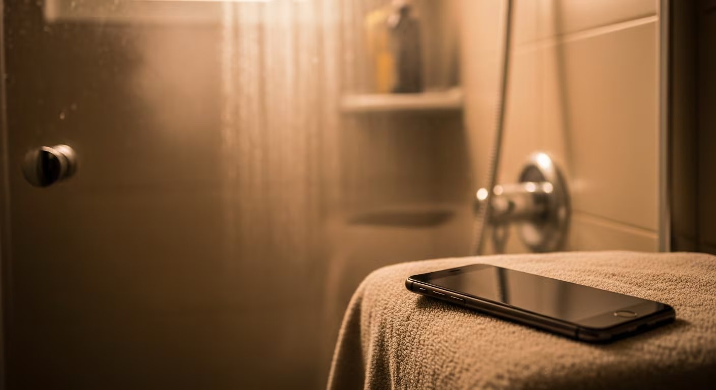 Incorporar música suave, esencias o simplemente el silencio potencia los beneficios de la ducha en penumbra para el bienestar mental (Imagen Ilustrativa Infobae)