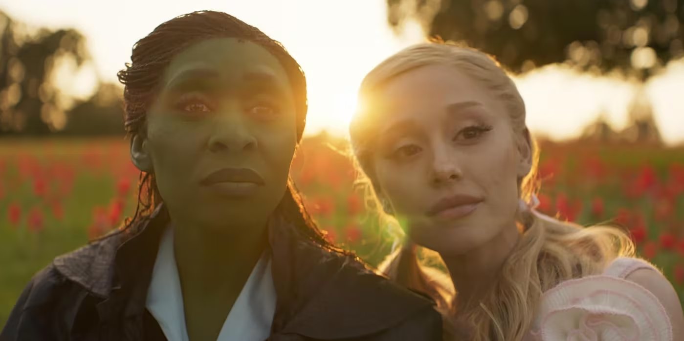Cynthia Erivo y Ariana Grande en 'Wicked 2'. (Universal Pictures)