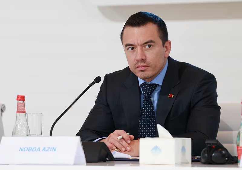 El presidente de Ecuador, Daniel Noboa, celebró la conclusión de las negociaciones con Estados Unidos (Isaac Castillo/Presidencia de la República)