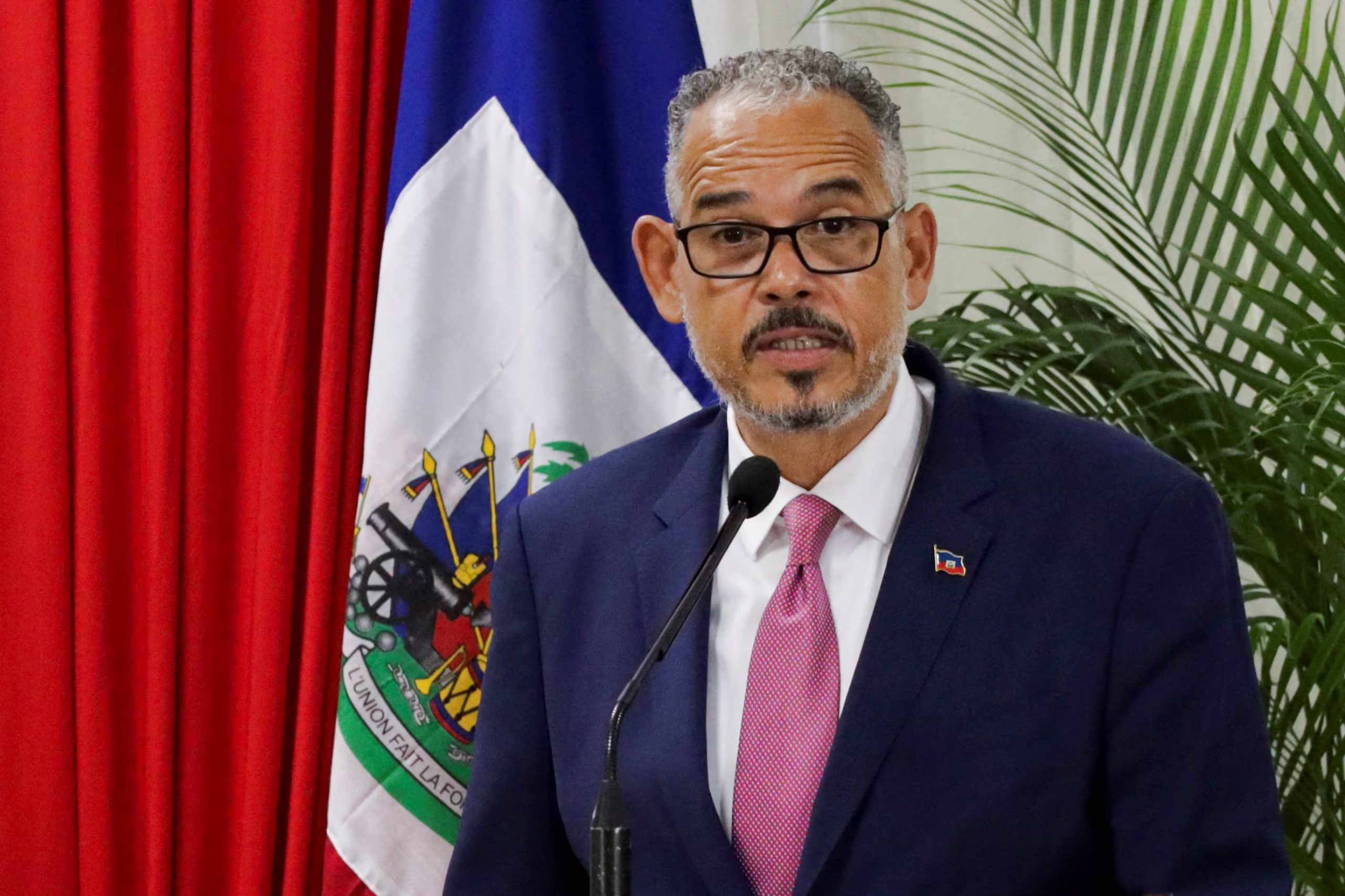 Alix Didier Fils-Aimé asumió la responsabilidad de liderar la transición tras la renuncia del Consejo Presidencial (REUTERS/Fildor Pq Egeder)