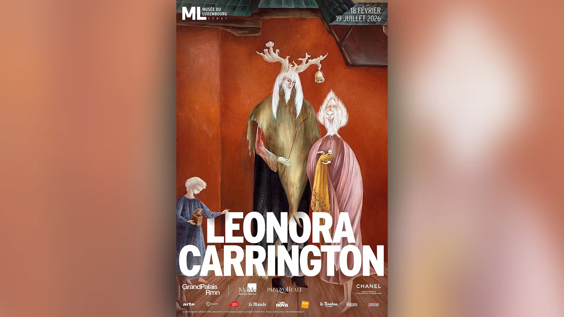 La muestra del Museo de Luxemburgo reúne 126 obras de Carrington, incluyendo piezas inéditas