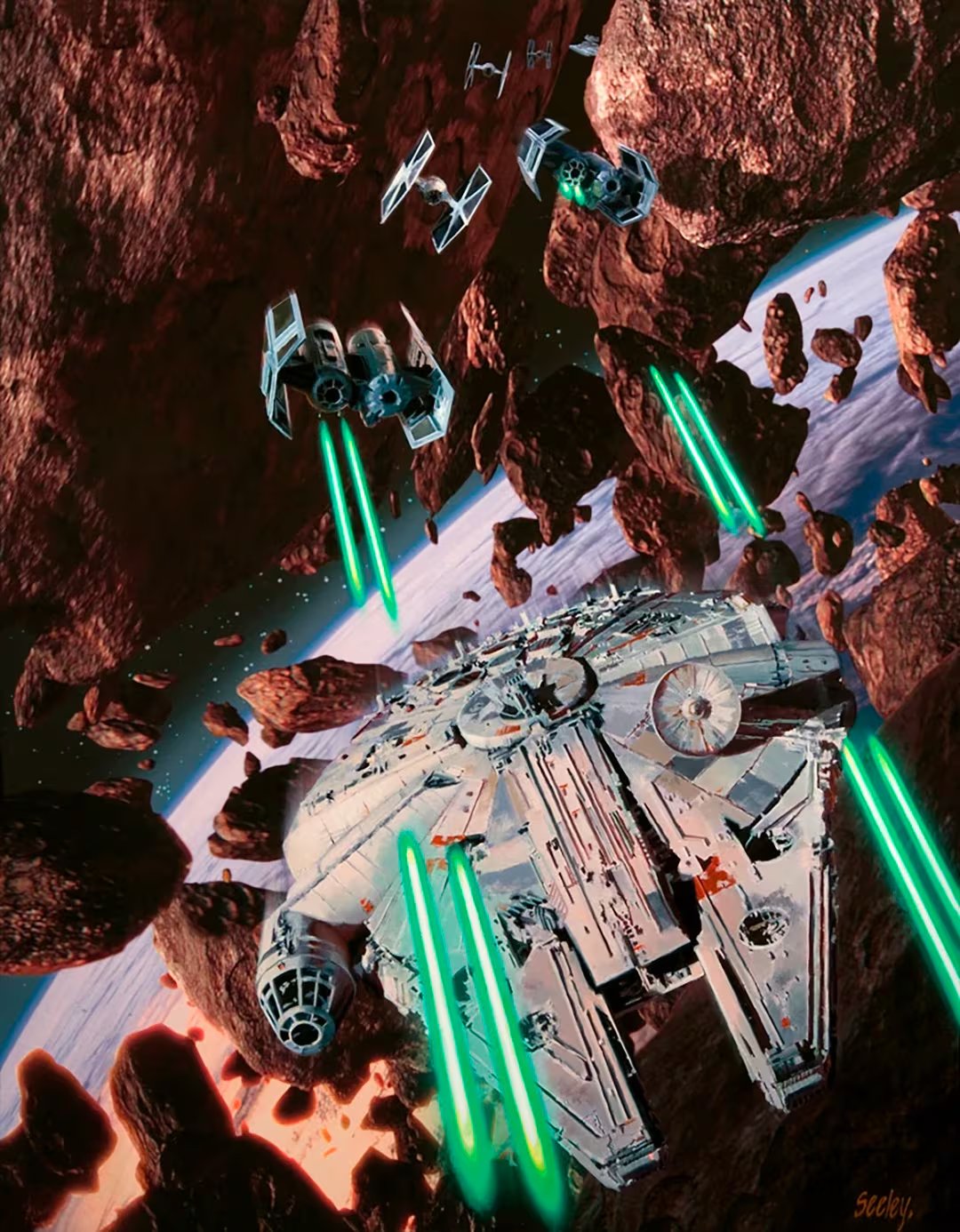 Las películas de Star Wars han moldeado la percepción popular sobre el cinturón de asteroides en el espacio