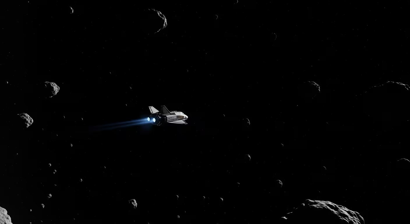 La experiencia de la NASA y agencias internacionales confirma la seguridad en la navegación por el cinturón de asteroides (Imagen Ilustrativa Infobae)