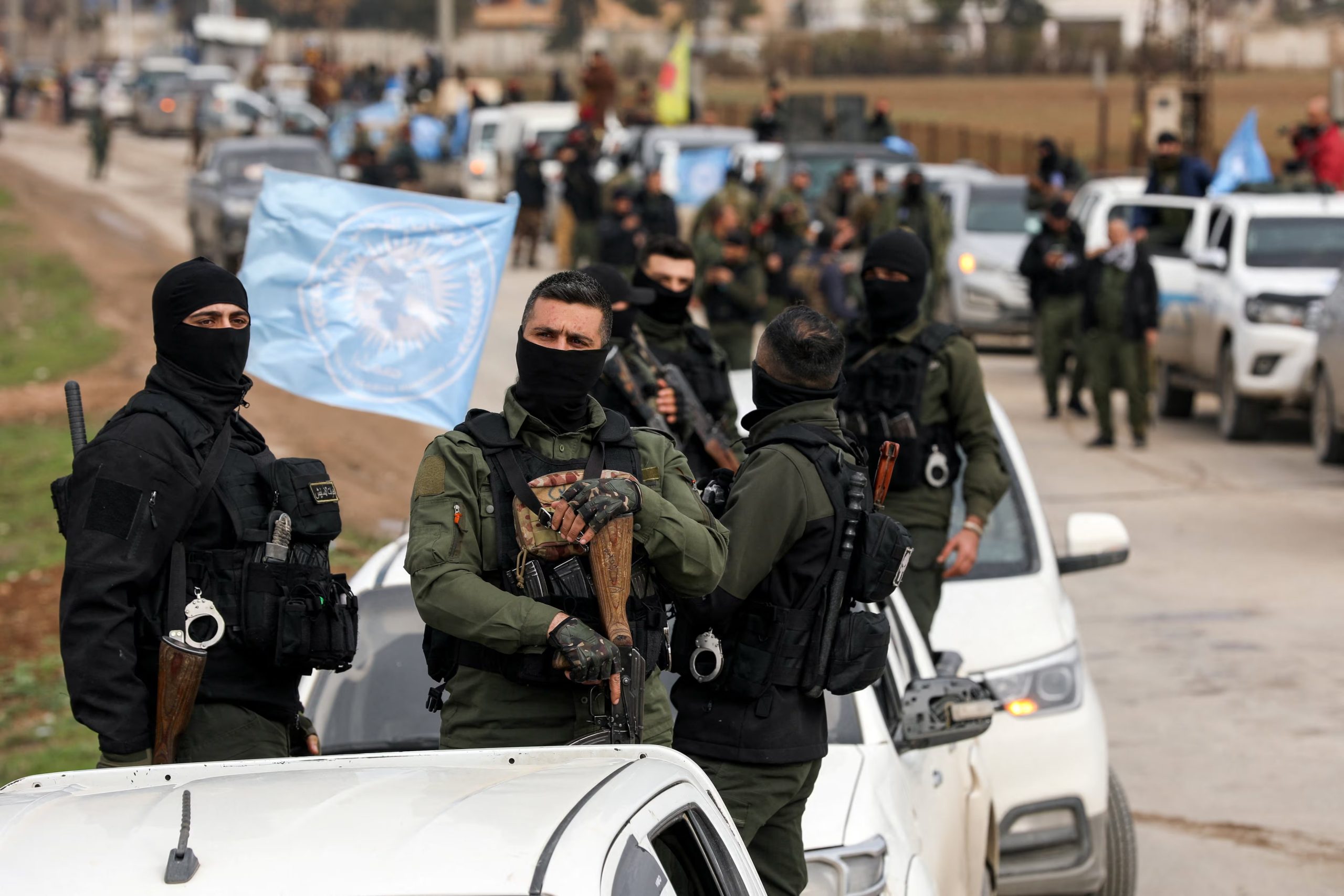 Fuerzas kurdas en Tel Hamis (REUTERS/Orhan Qereman/Archivo)