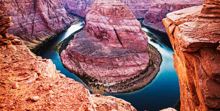 La cuenca baja, donde se concentra la mayor demanda agrícola y poblacional, ya aplica recortes obligatorios en el uso del agua del río Colorado (Freepik)