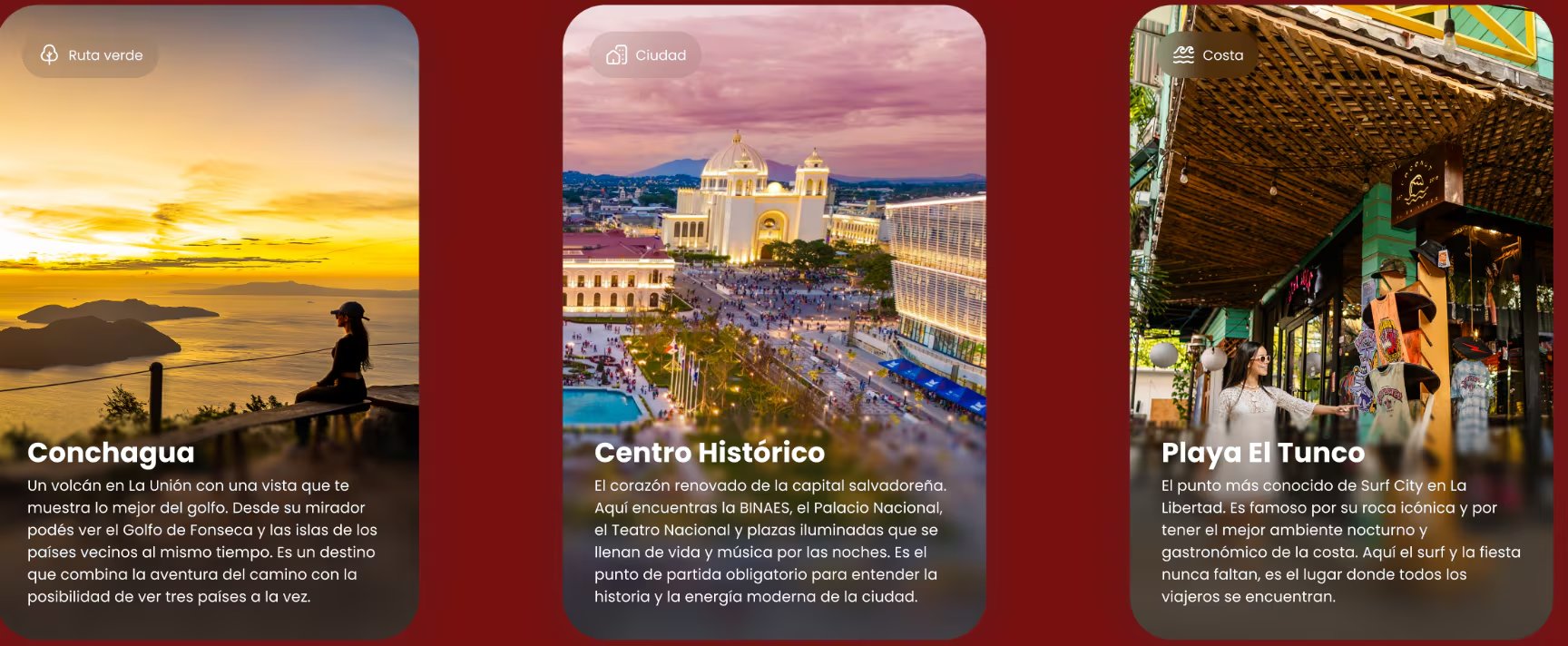 Conchagua ofrece vistas panorámicas al Golfo de Fonseca y la oportunidad de observar tres países al mismo tiempo.