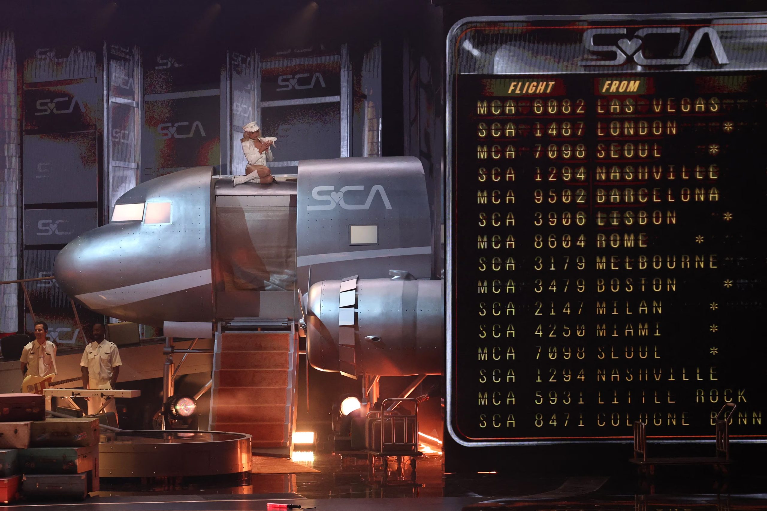 Permitió observar la actitud relajada que no perdió el profesionalismo en ningún momento y se mantuvo fiel al tono escénico que la caracteriza