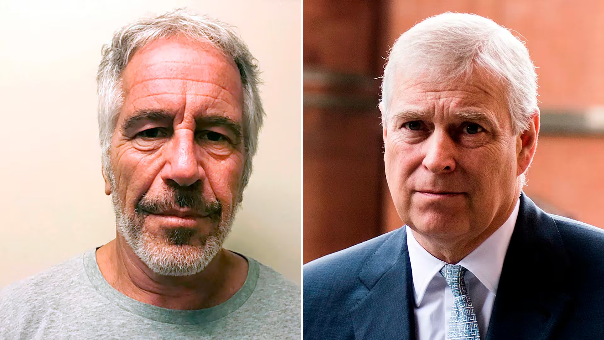 Jeffrey Epstein y el expríncipe Andrés en un fotomontaje. 