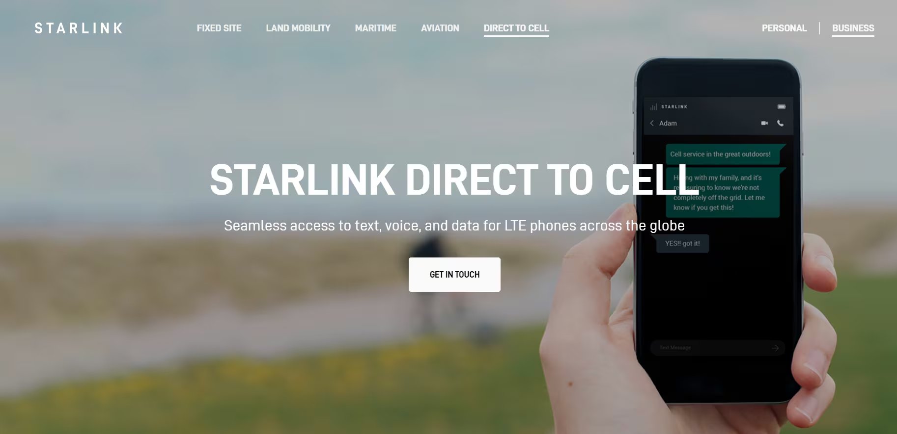 Starlink y T-Mobile colaboran en Estados Unidos para brindar internet satelital a teléfonos móviles a través de Direct to Cell. (Starlink)