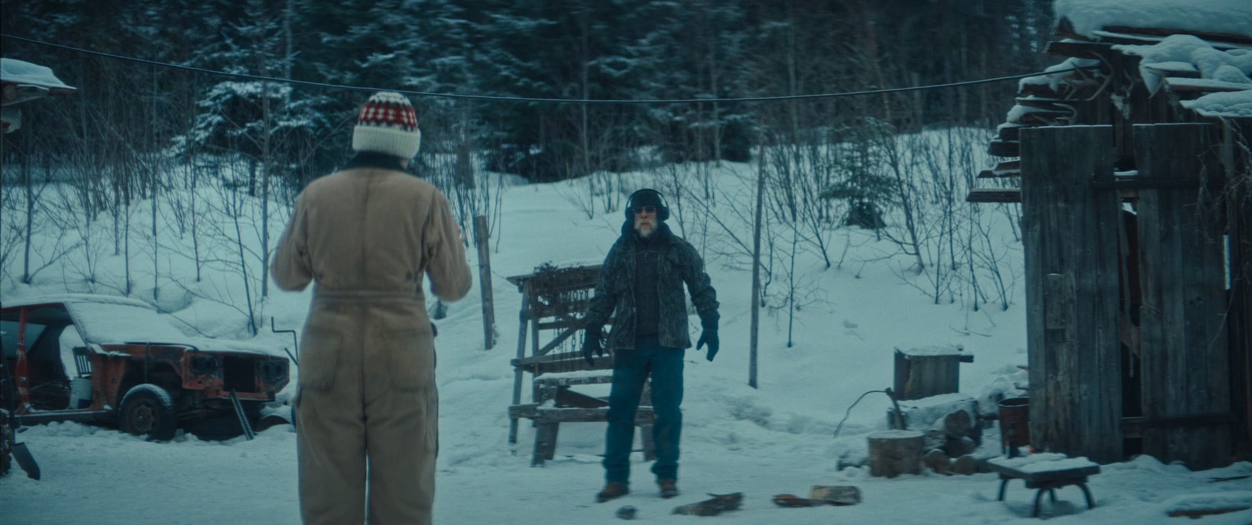 El rodaje de 'Muerte en Invierno' exigió jornadas de hasta 14 horas y adaptación constante a cambios meteorológicos extremos. (BF Distribution)