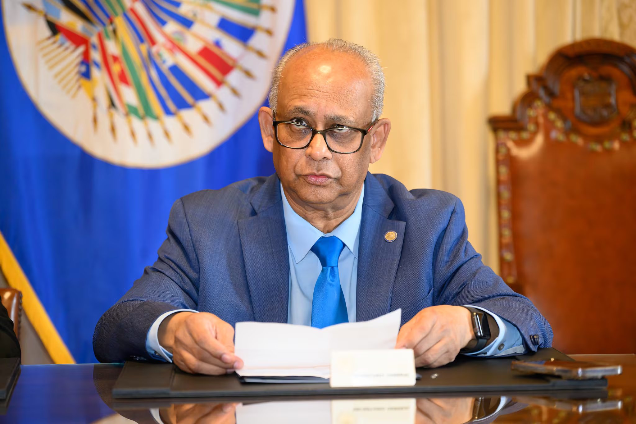 Albert Ramdin, secretario General de la OEA