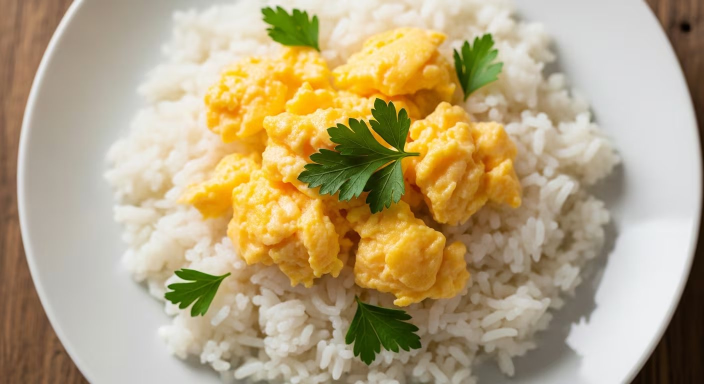 La mezcla de proteínas de alto valor biológico del huevo y carbohidratos del arroz potencia la recuperación tras el ejercicio físico (Imagen Ilustrativa Infobae)