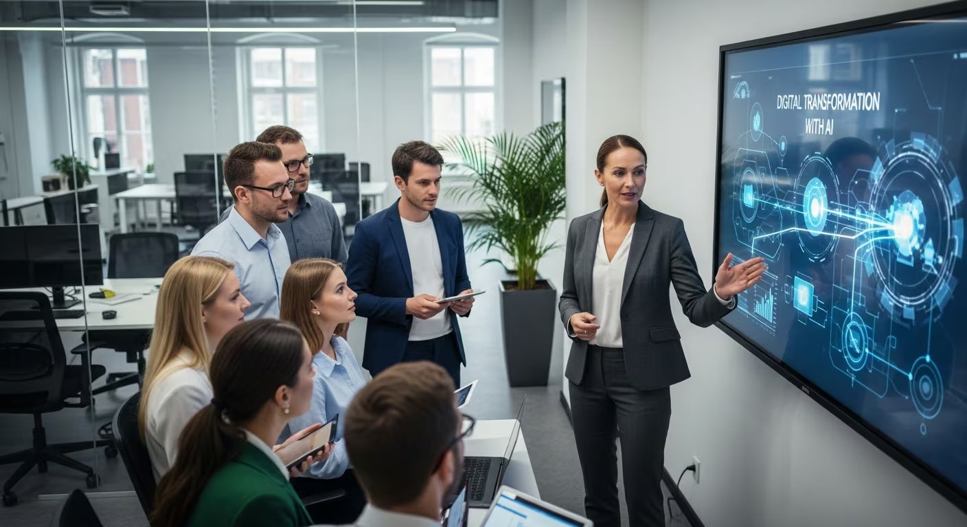 Las empresas planean duplicar para 2026 la inversión destinada a inteligencia artificial, según Boston Consulting Group. (Imagen Ilustrativa Infobae)