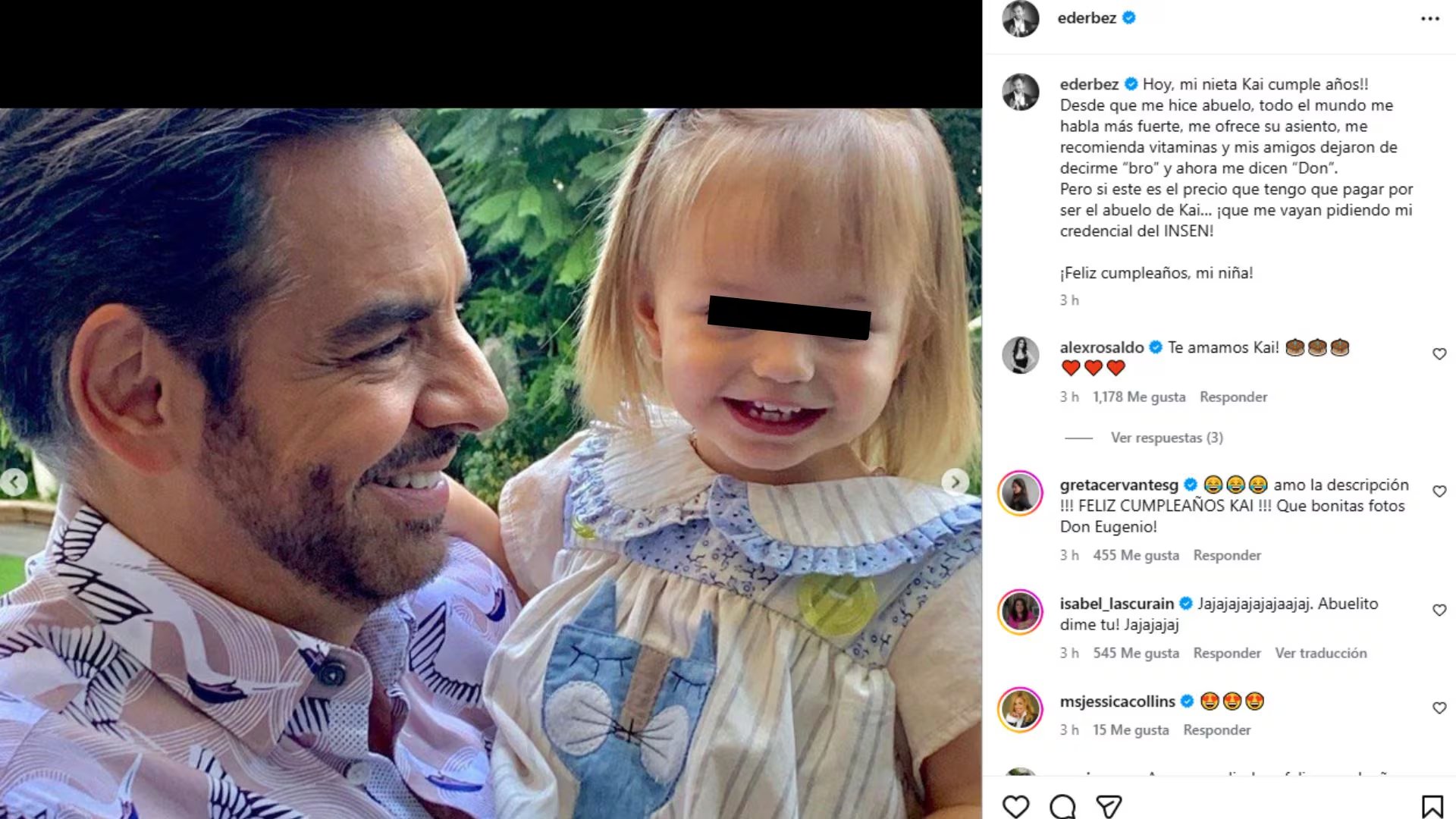 La llegada de Kai en 2018 convirtió a Eugenio Derbez en abuelo por primera vez, marcando un antes y un después en su vida familiar.
(Captura de pantalla)