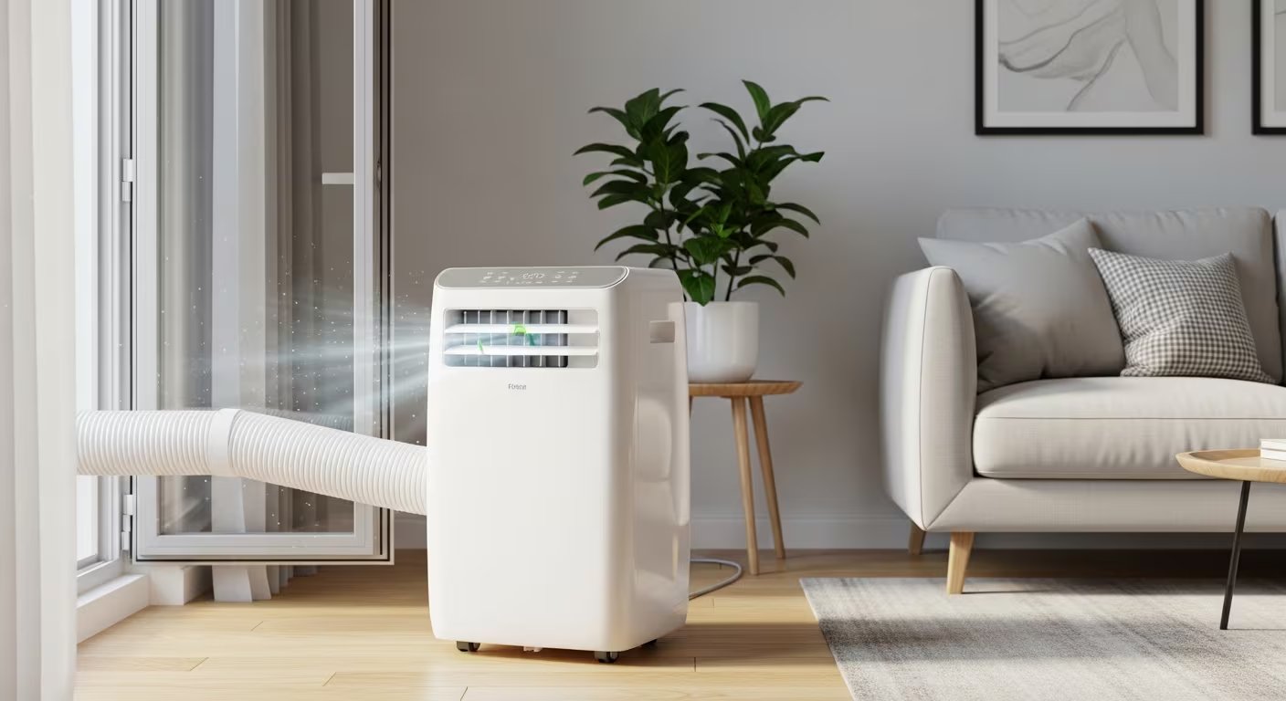 Aires acondicionados portátiles consumen demasiada energía para una regleta doméstica. (Imagen Ilustrativa Infobae)