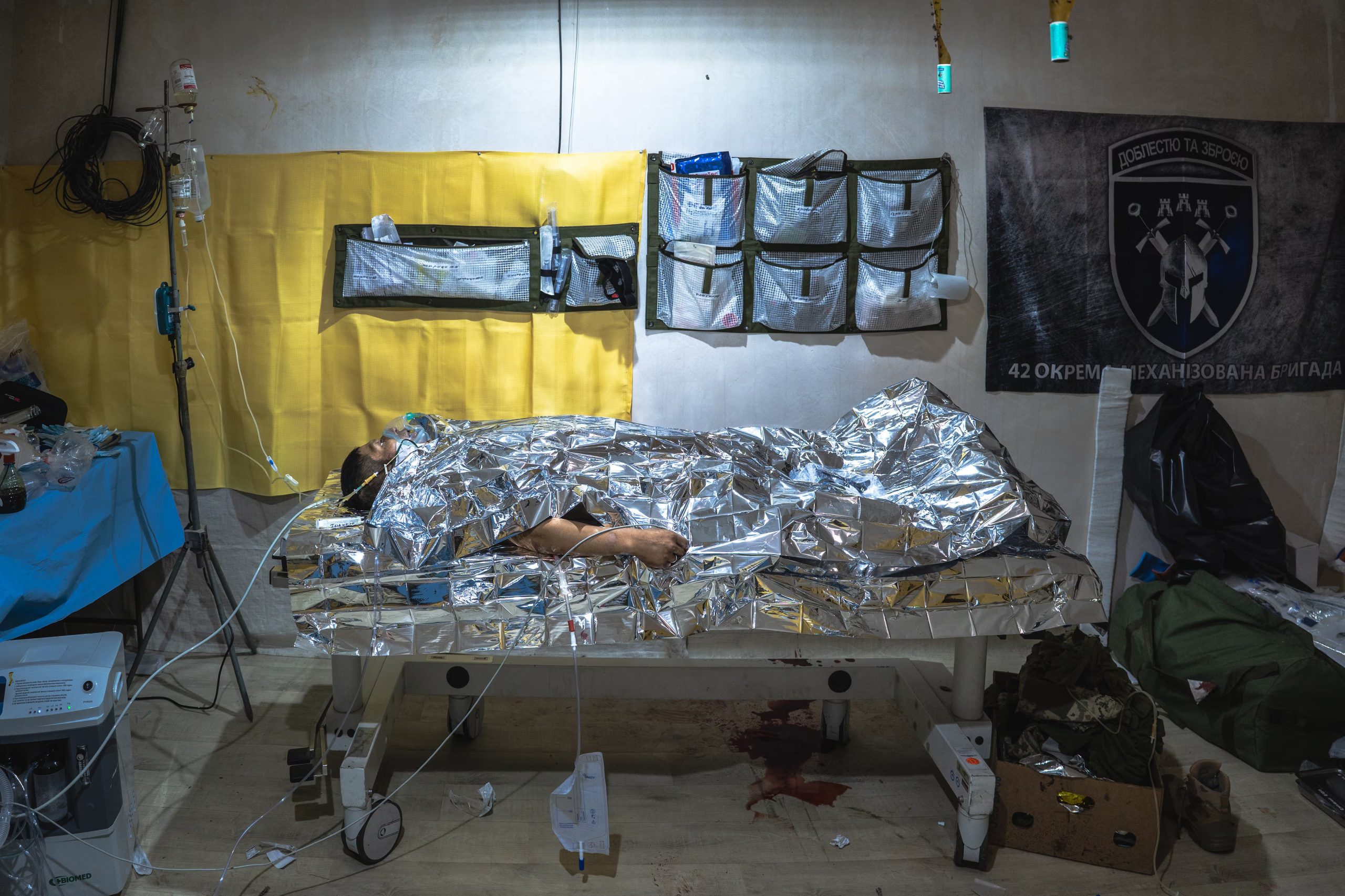 Al poder viajar con unidades militares, Torrano logra acceder a imágenes durísimas (Fermín Torrano)