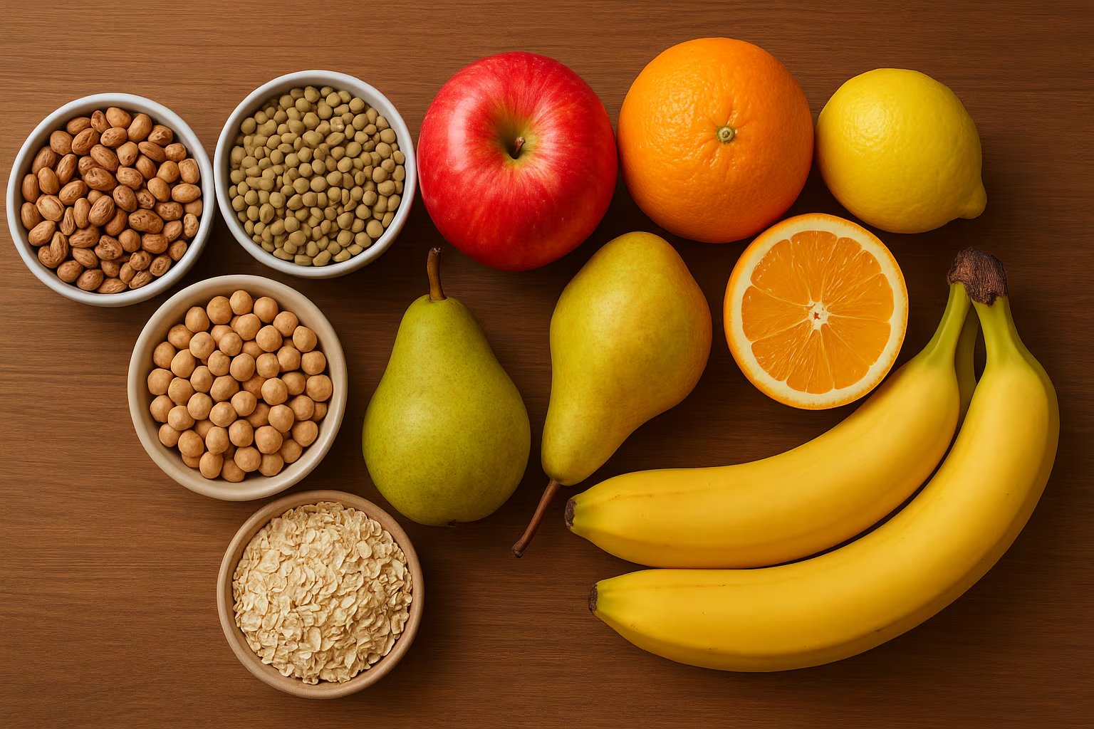 Incorporar alimentos integrales, legumbres, frutos secos y leer etiquetas nutricionales son acciones prácticas para aumentar la fibra y mejorar la salud intestinal (Imagen Ilustrativa Infobae)