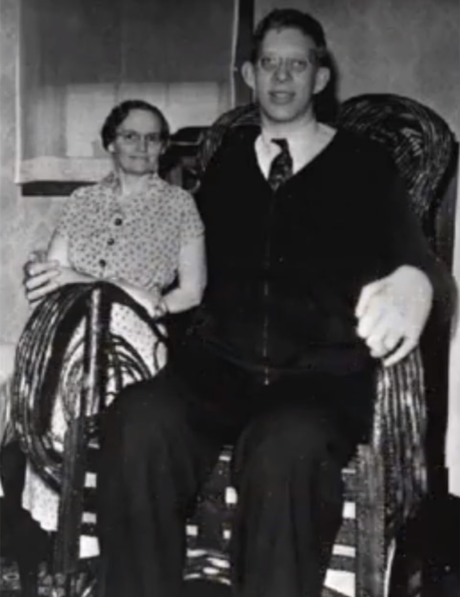 Robert también fue ejemplo de serenidad ante los desafíos de la diferencia. En la foto posa junto a su madre