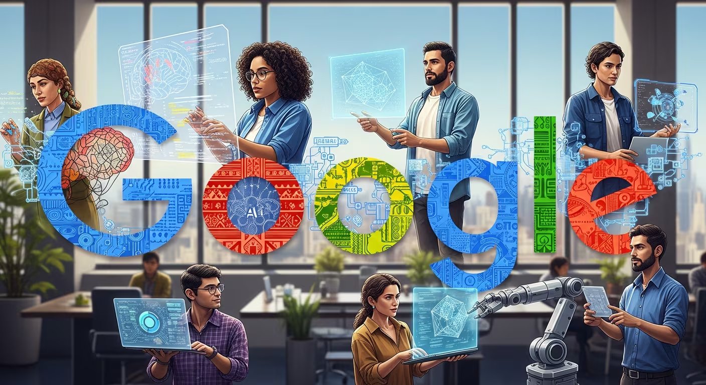 Google incorpora el uso de inteligencia artificial en la evaluación de desempeño y marca un giro: la adopción deja de ser discurso cultural y pasa a ser una exigencia medible (Imagen Ilustrativa Infobae)