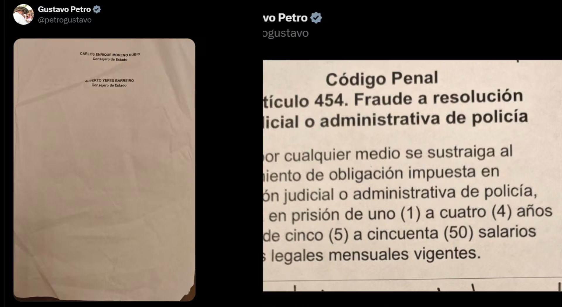 Gustavo Petro indicó que tiene en su poder las pruebas de un supuesto fraude electoral contra el Pacto Histórico en 2022 - crédito @petrogustavo/X