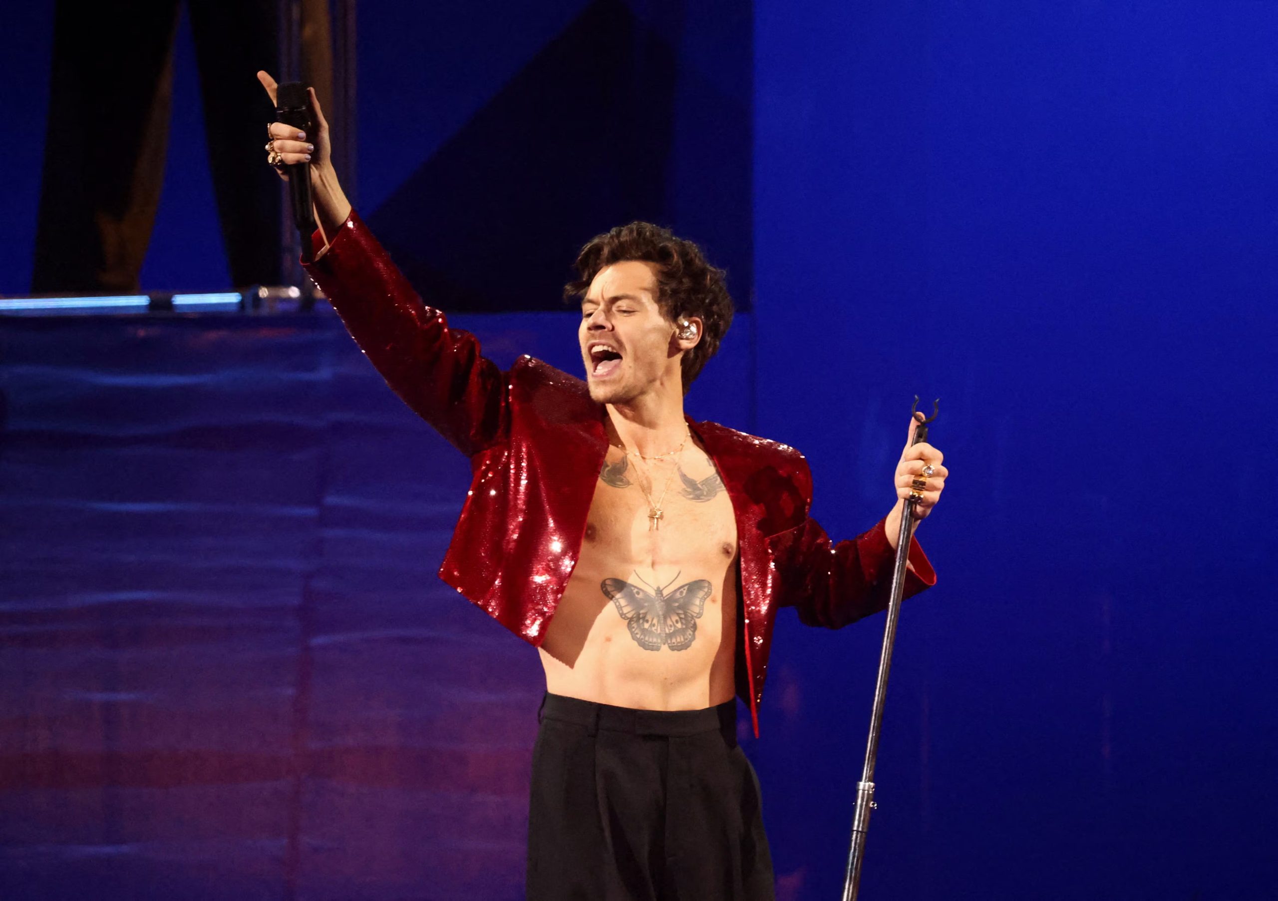 Tras finalizar Love on Tour en 2023, Styles se tomó su primer verdadero descanso para reflexionar sobre su vida (REUTERS/Henry Nicholls)