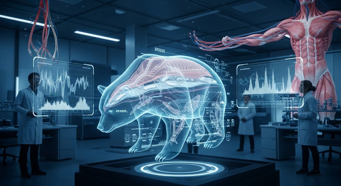 Investigadores descubren que los osos suprimen proteínas asociadas a coágulos sanguíneos durante el torpor, evitando problemas circulatorios y trombosis (Imagen Ilustrativa Infobae)