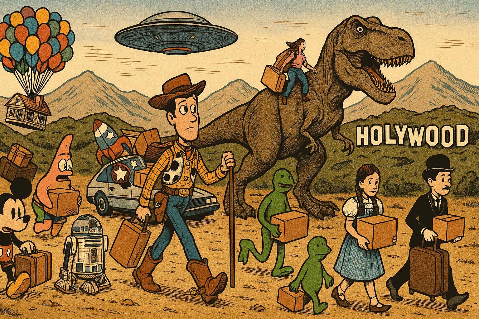 El entrenamiento de modelos IA con películas protegidas, realizado antes de negociar permisos, plantea el mayor reto legal para Hollywood ante la expansión del video sintético.
(Imagen ilustrativa de Infobae)