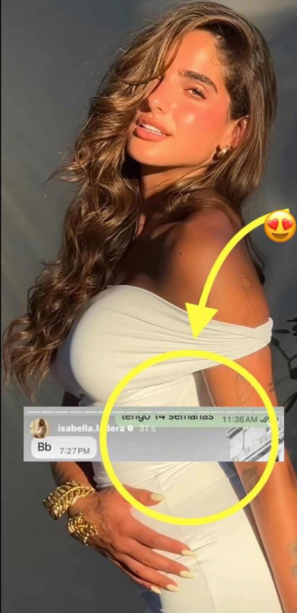 Cambios en la forma de vestir, publicaciones emotivas y recomendaciones de productos vinculados a la maternidad reforzaron entre seguidores la idea de que Isabella atraviesa una gestación. (Instagram)