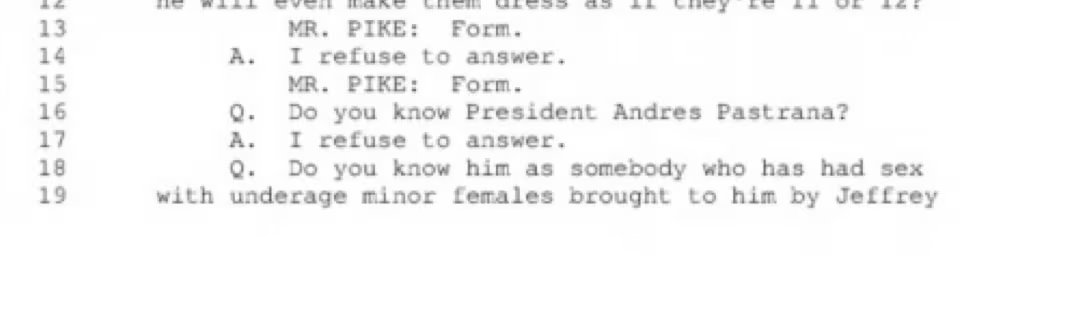 Nuevos archivos desclasificados revelan que el nombre de Andrés Pastrana aparece en 37 ocasiones en el caso Epstein - crédito X