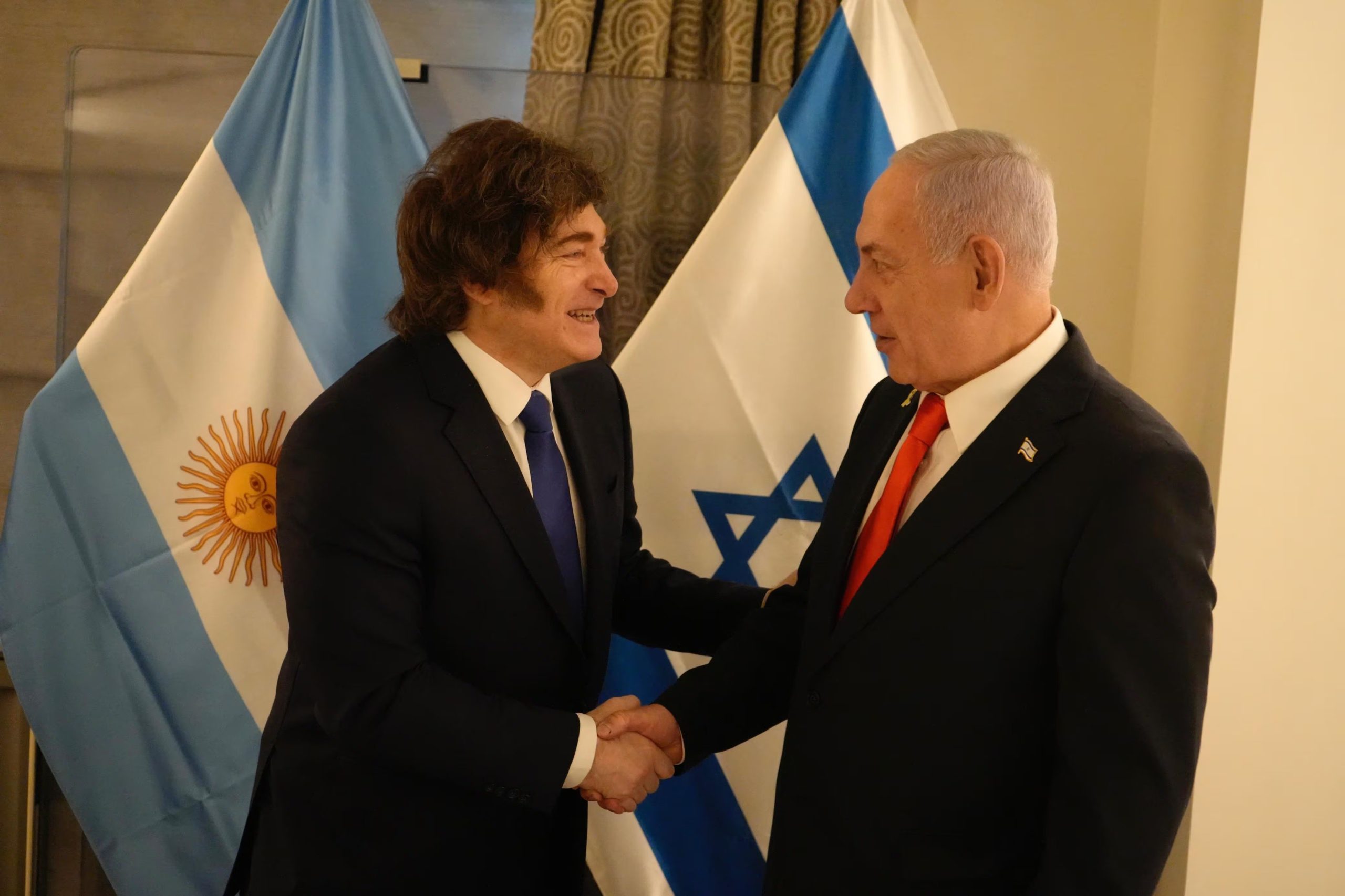 Milei y Netanyahu durante su última reunión, (New York, Estados Unidos)